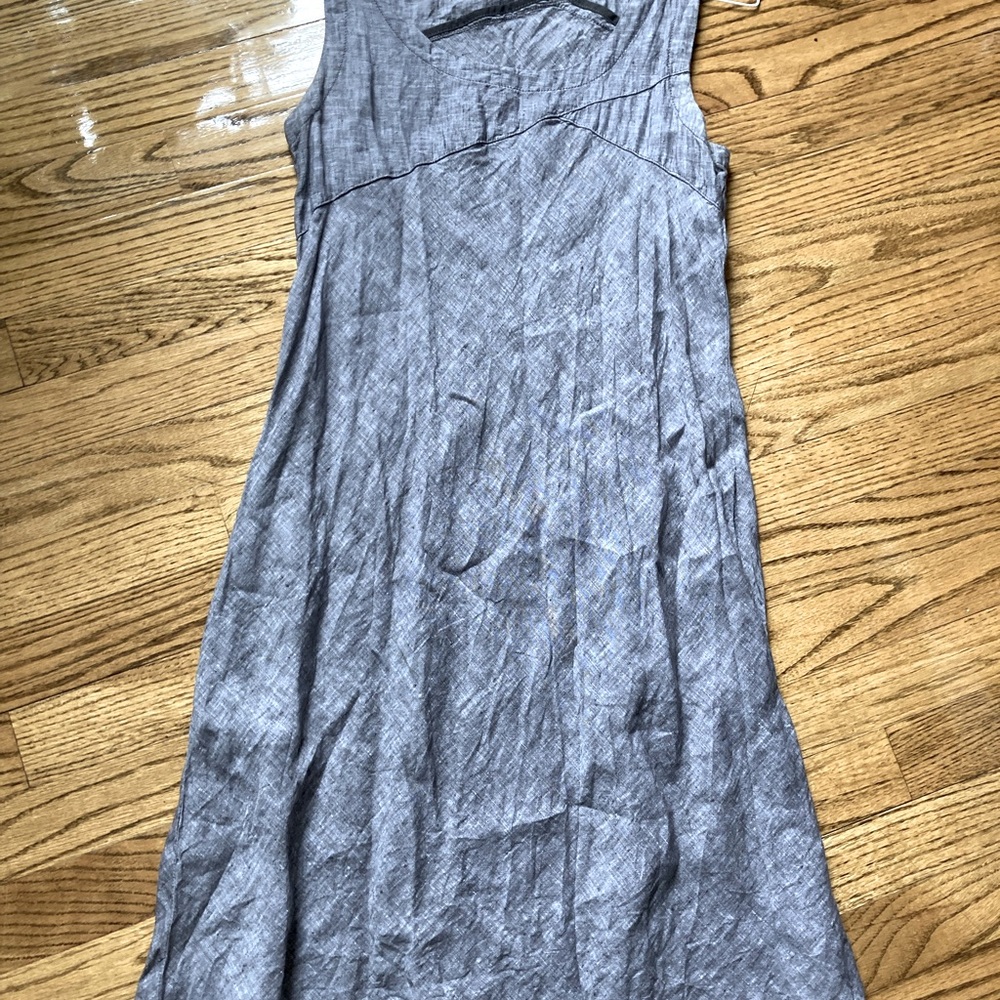 Toad & Co linen grey dress. Super cute size small dress.